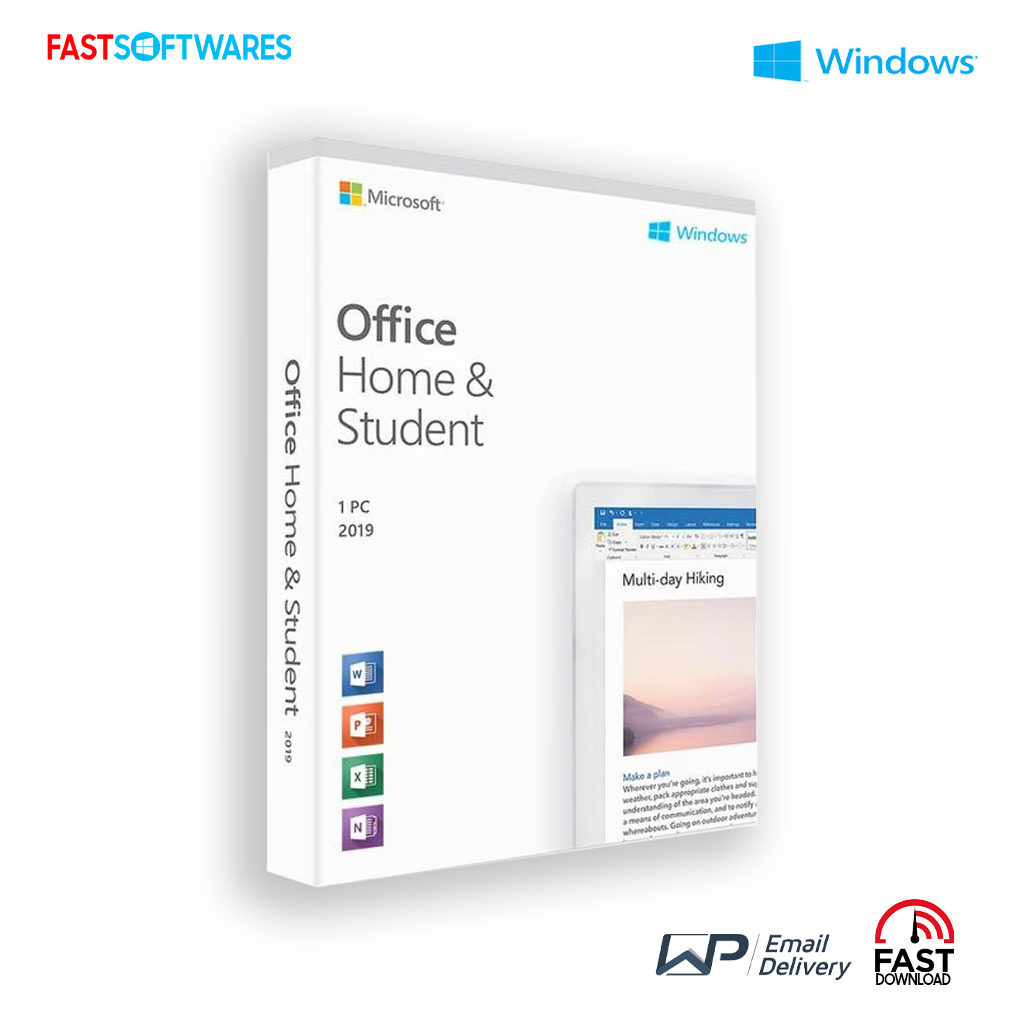 About 60 Microsoft Office 2019 Home & Student for Windows PC