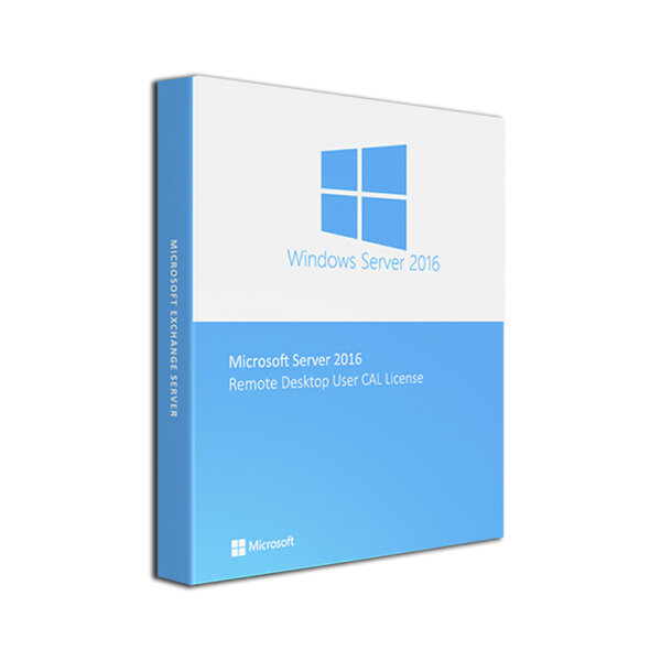 Microsoft Windows Server 2016 Remote Desktop User CAL License