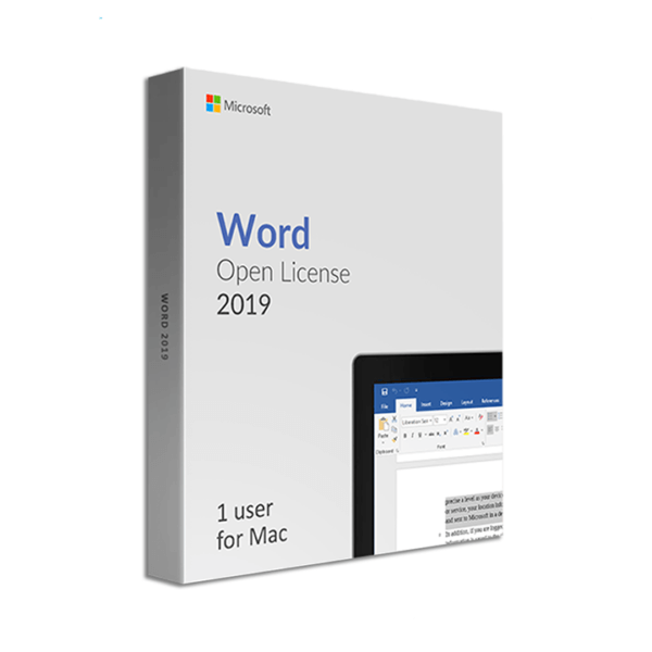 Microsoft Word 2019 for Mac Open License