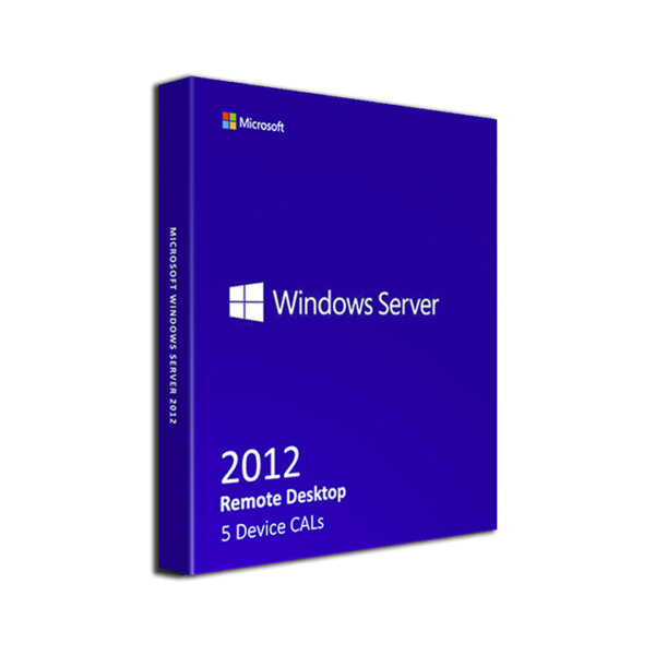 Microsoft Windows Server 2012 Remote Desktop – 5 Device CALs