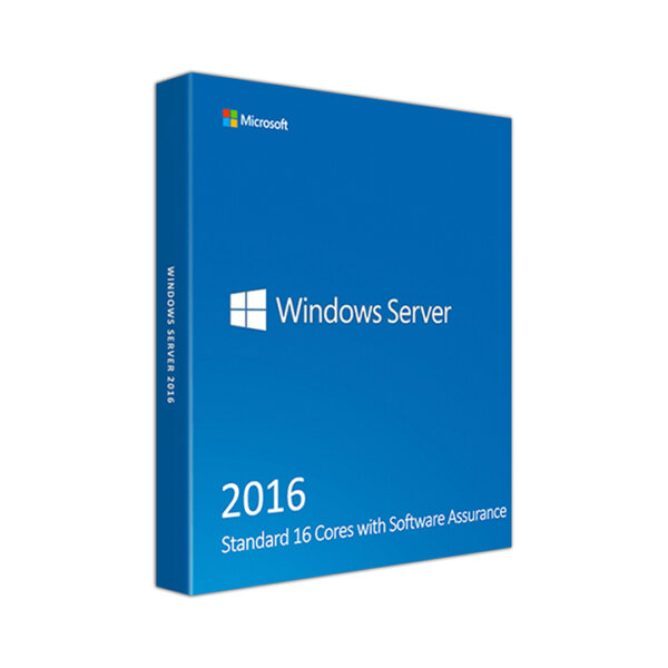 Windows Server 2016 Standard 16 Cores with Software Assurance