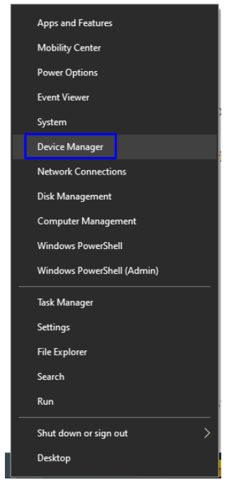 7 Methods To Show NVIDIA Control Panel On Windows 10 110 Higlighting to click on the Device Manager
