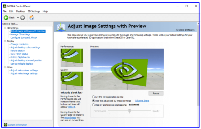 7 Methods To Show NVIDIA Control Panel On Windows 10 97 This is the NVIDIA Control Panel on Windows 10