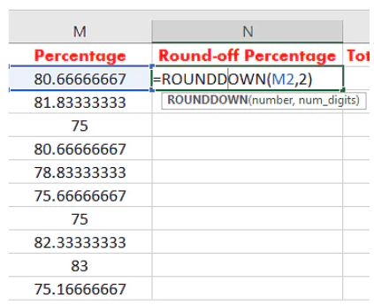 Learn How To Use Excel Round Down Function, the Easy Way! 74 Choose the round-down option