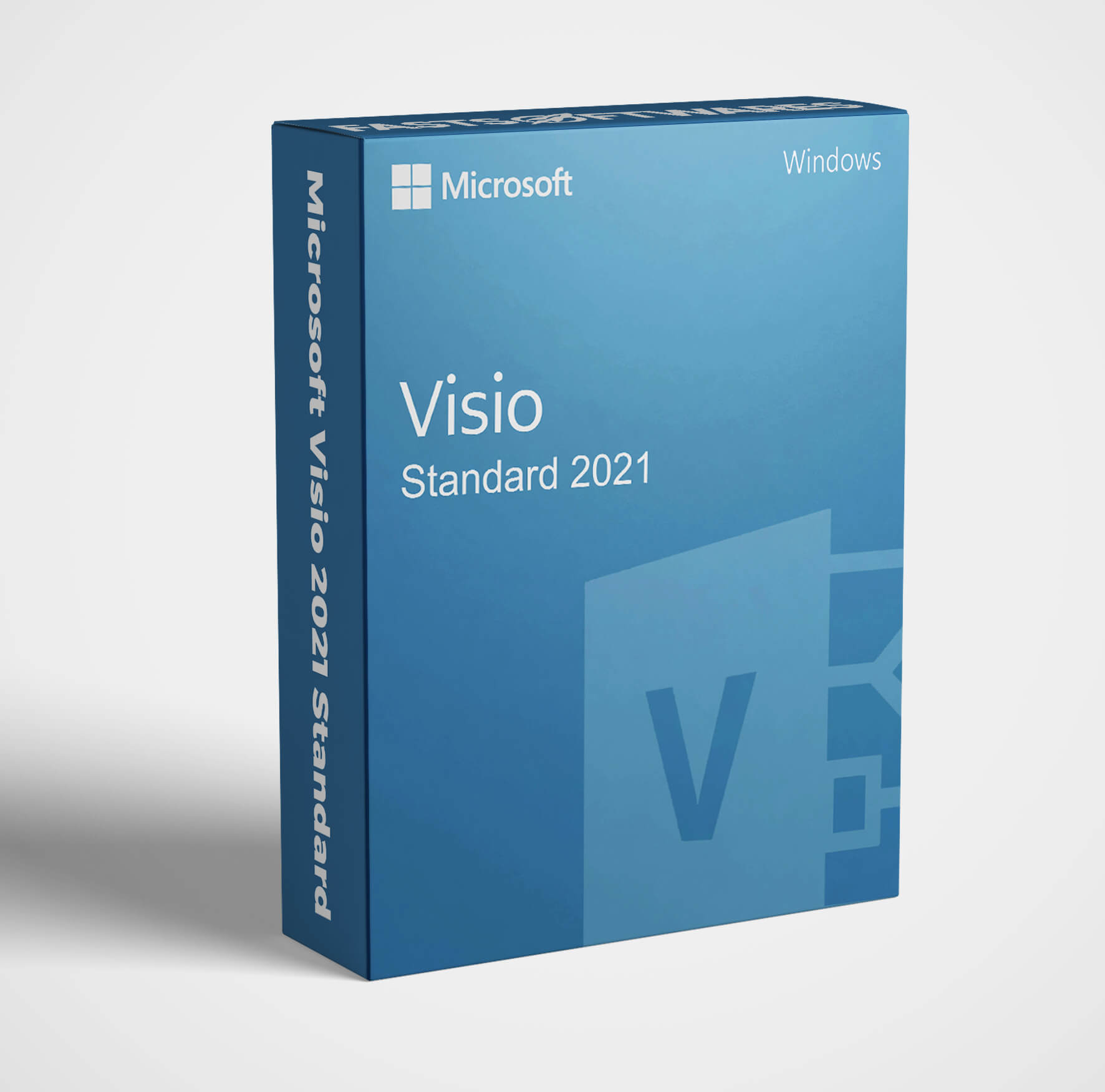 Microsoft Visio Standard 2021 - Licenza Software Per Diagrammi Di Flusso E Organigrammi - Versione Inglese, 1 PC