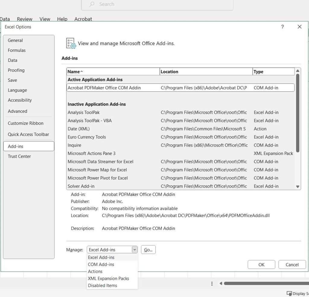 How to Fix the Arrow Keys Not Working in Excel 84 Excel Add ins option