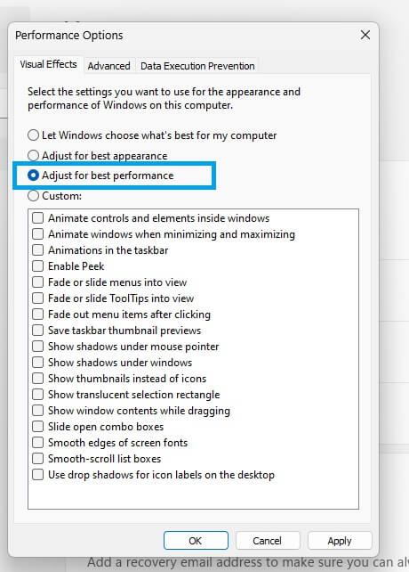 How To Hide Taskbar in Full Screen in Windows 10/11 49 Windows performance options