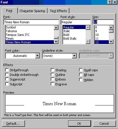 Easy Changing Default Font in Microsoft Word 6 fastsoftwares how to change the default font in word 01