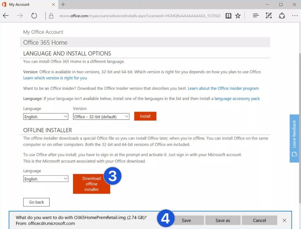 Using Microsoft Office Offline Installer: Home Guide 23 fastsoftwares how to use office offline installer for office home 03