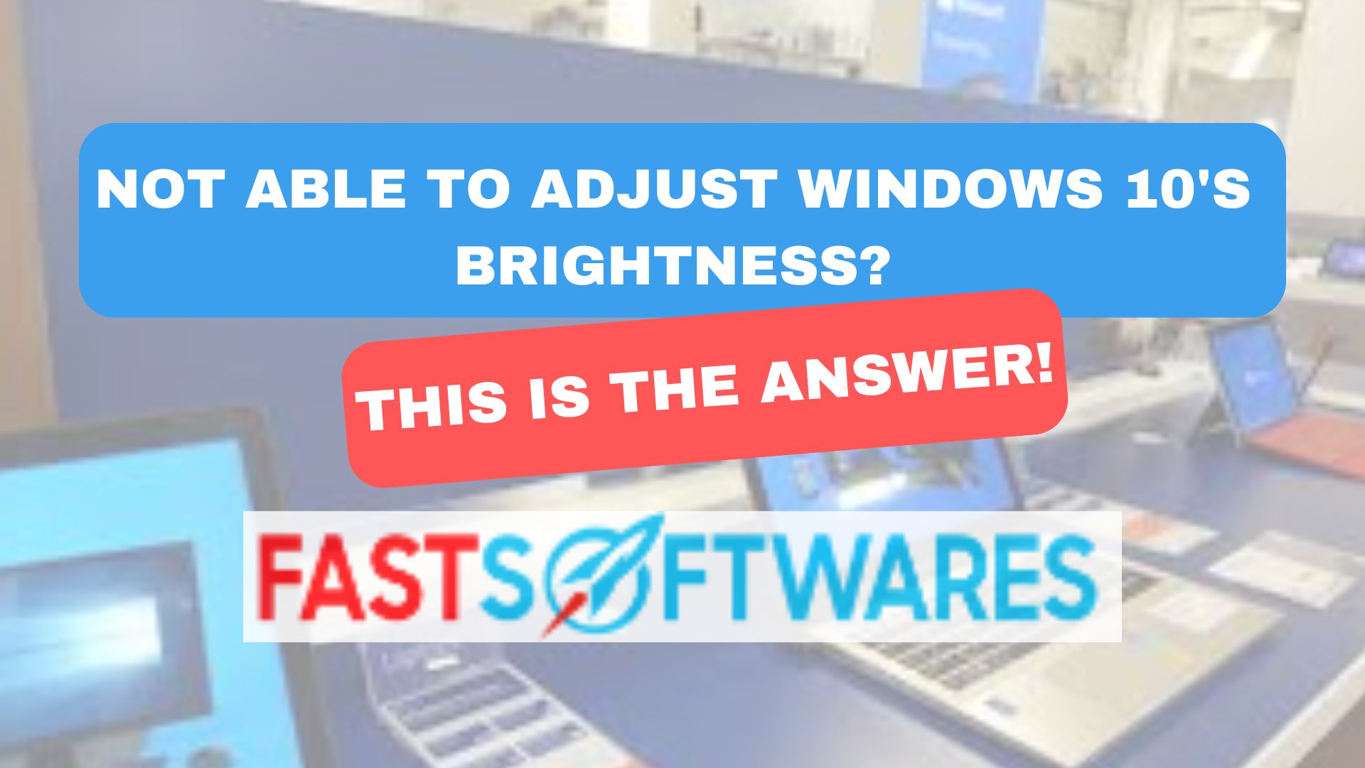 Windows 10 brightness