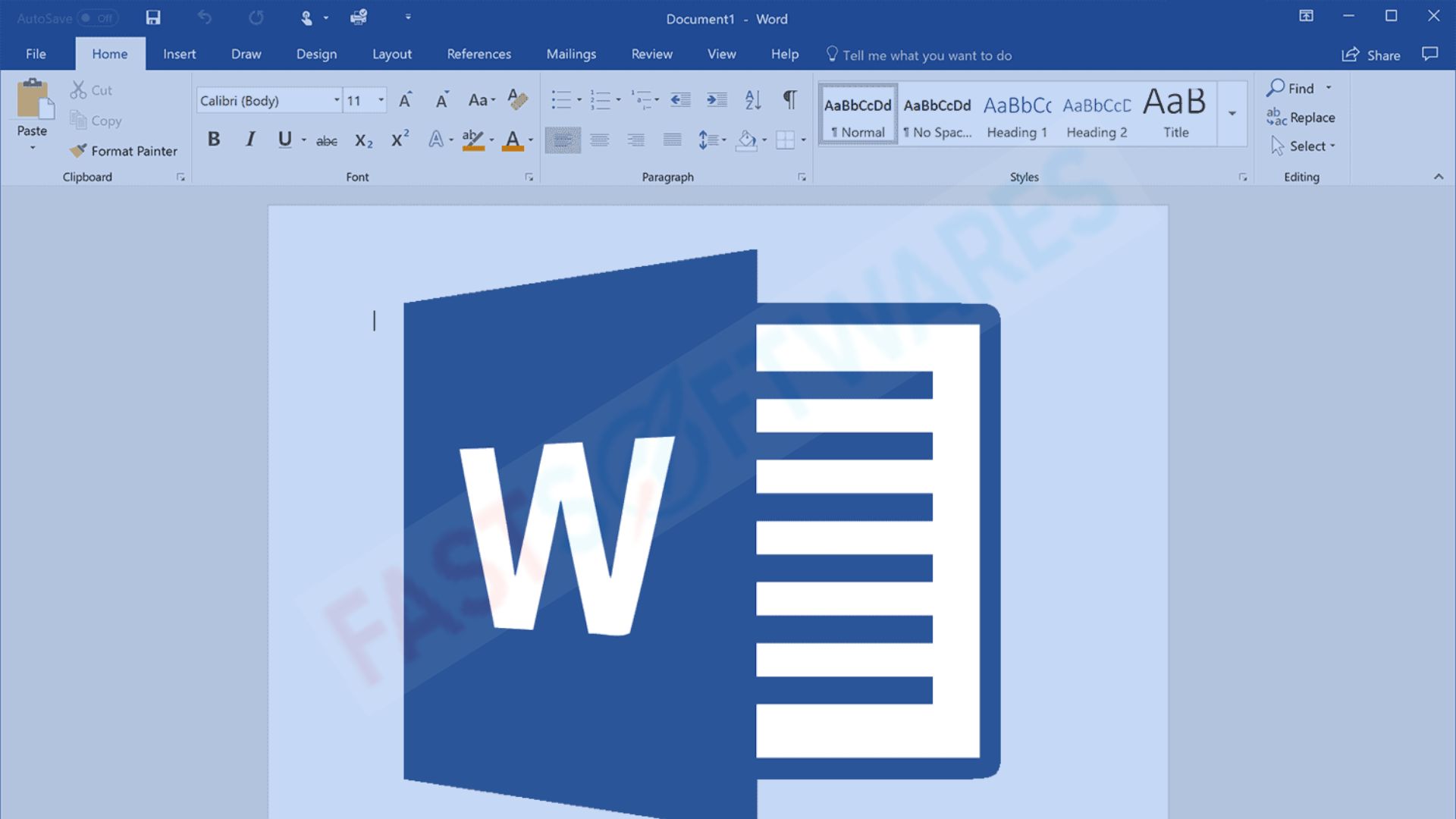 Word page break
