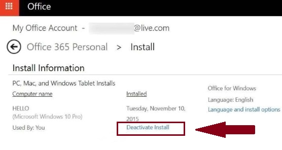 Deactivate Office 365: Fix "Limit Reached" Error 23 deactivate Office 365