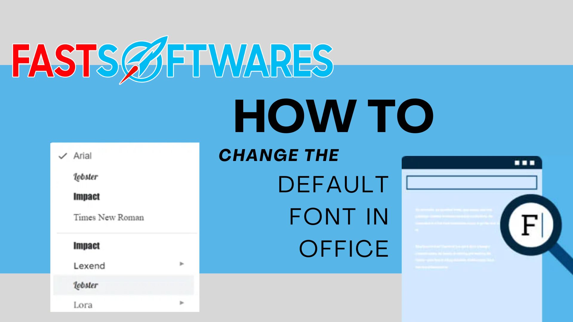change default font