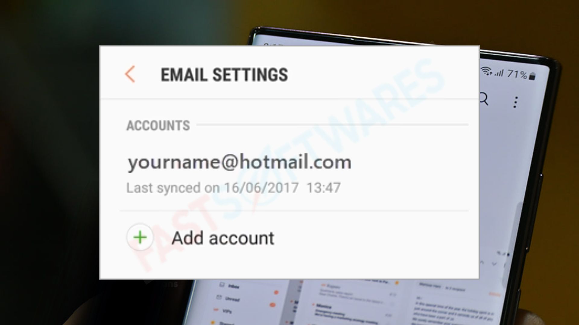 Samsung Email App for Android Configuring Step-by-Step Guide 16 Samsung Email app