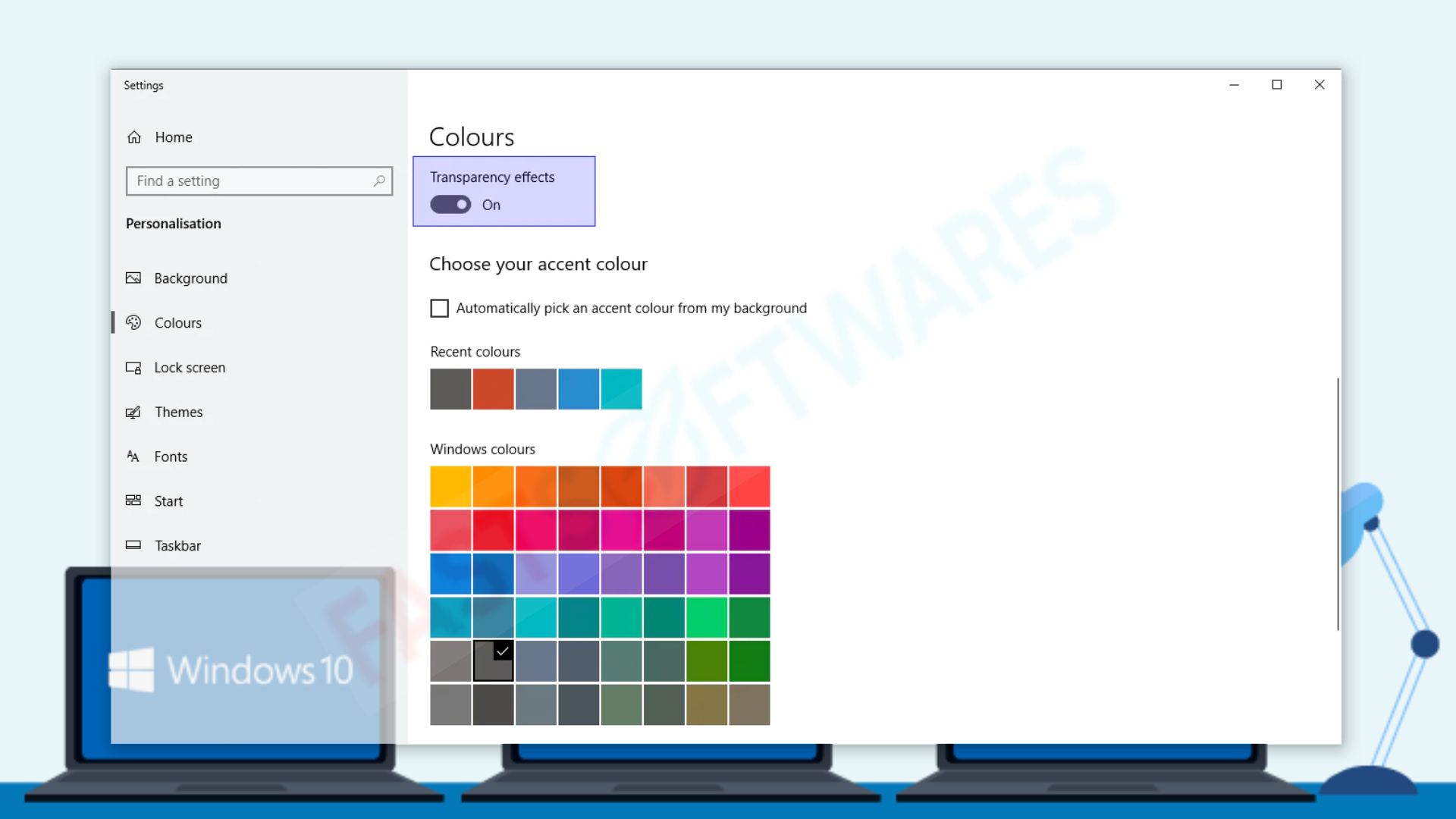 Windows 10 taskbar Transparency: Step-by-Step Guide 32 Windows 10 taskbar