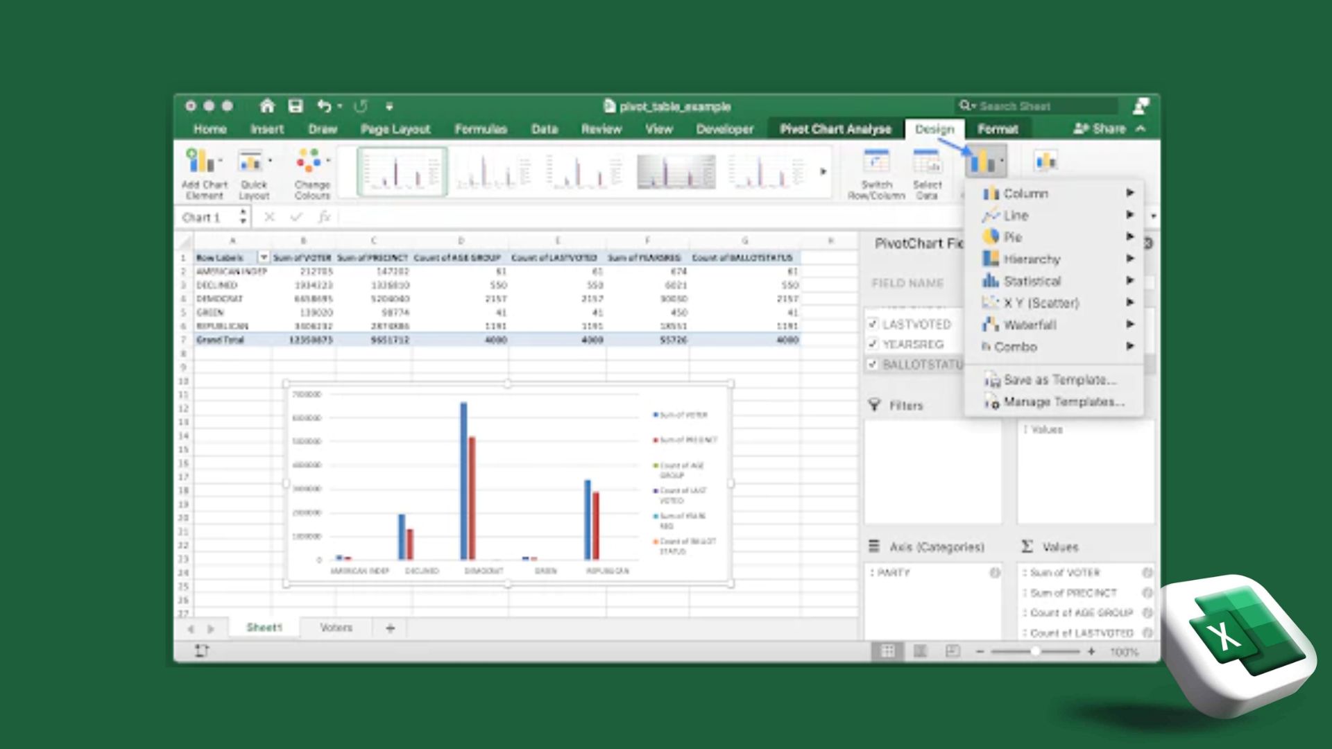 Excel Pivot Charts: 10 Simple Guide 35 Excel Pivot Charts