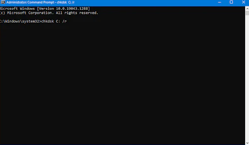 Fixing “File System Error -2147163893” on Windows 11 and 10 100 command prompt