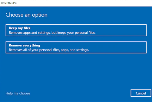 Fixing “File System Error -2147163893” on Windows 11 and 10 108 reset