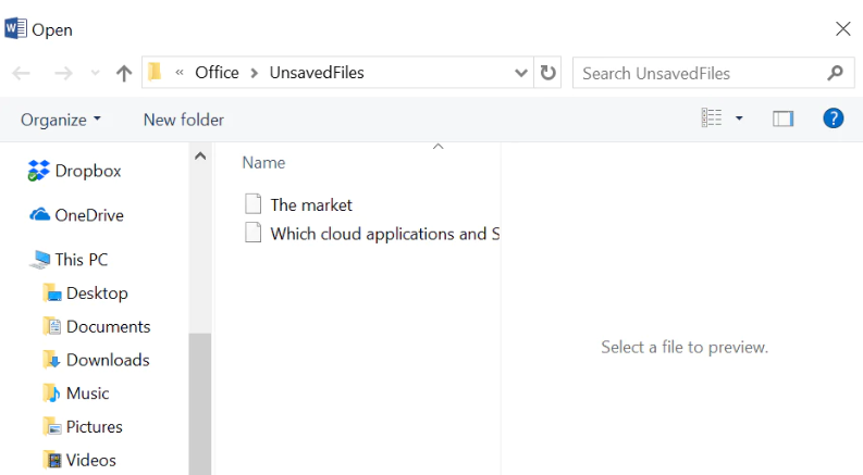 Recover Unsaved Word Document: Essential Tips 29 file manager