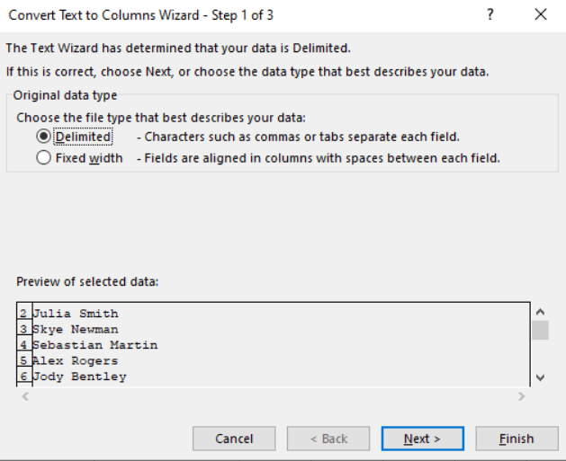 Efficient Excel Tips: How to Easily Separate First and Last Names 115 fastsoftwares how to separate first and last name in excel 05