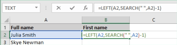 Efficient Excel Tips: How to Easily Separate First and Last Names 119 fastsoftwares how to separate first and last name in excel 09