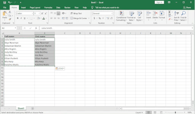 Efficient Excel Tips: How to Easily Separate First and Last Names 124 fastsoftwares how to separate first and last name in excel 13