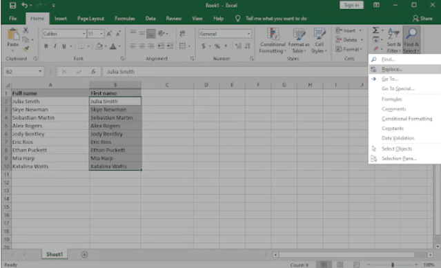 Efficient Excel Tips: How to Easily Separate First and Last Names 126 fastsoftwares how to separate first and last name in excel 15