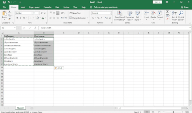 Efficient Excel Tips: How to Easily Separate First and Last Names 129 fastsoftwares how to separate first and last name in excel 18