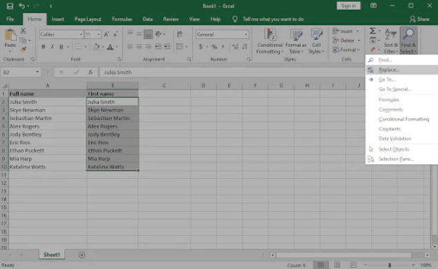 Efficient Excel Tips: How to Easily Separate First and Last Names 131 fastsoftwares how to separate first and last name in excel 20