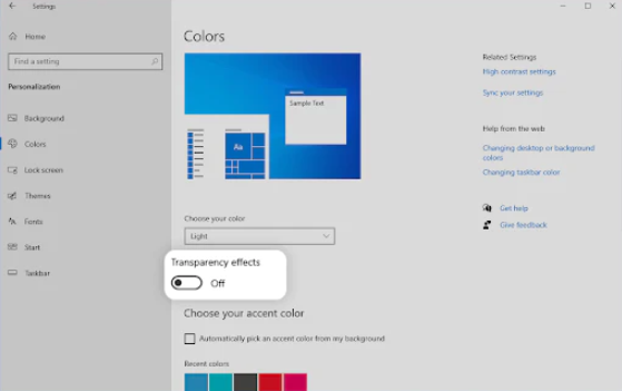 Speed Up Windows 10: Top Tips to Improve PC Performance 136 colors in settings