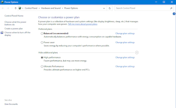 Speed Up Windows 10: Top Tips to Improve PC Performance 143 Power Options