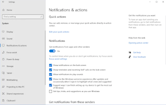 Speed Up Windows 10: Top Tips to Improve PC Performance 144 Notifications & Actions