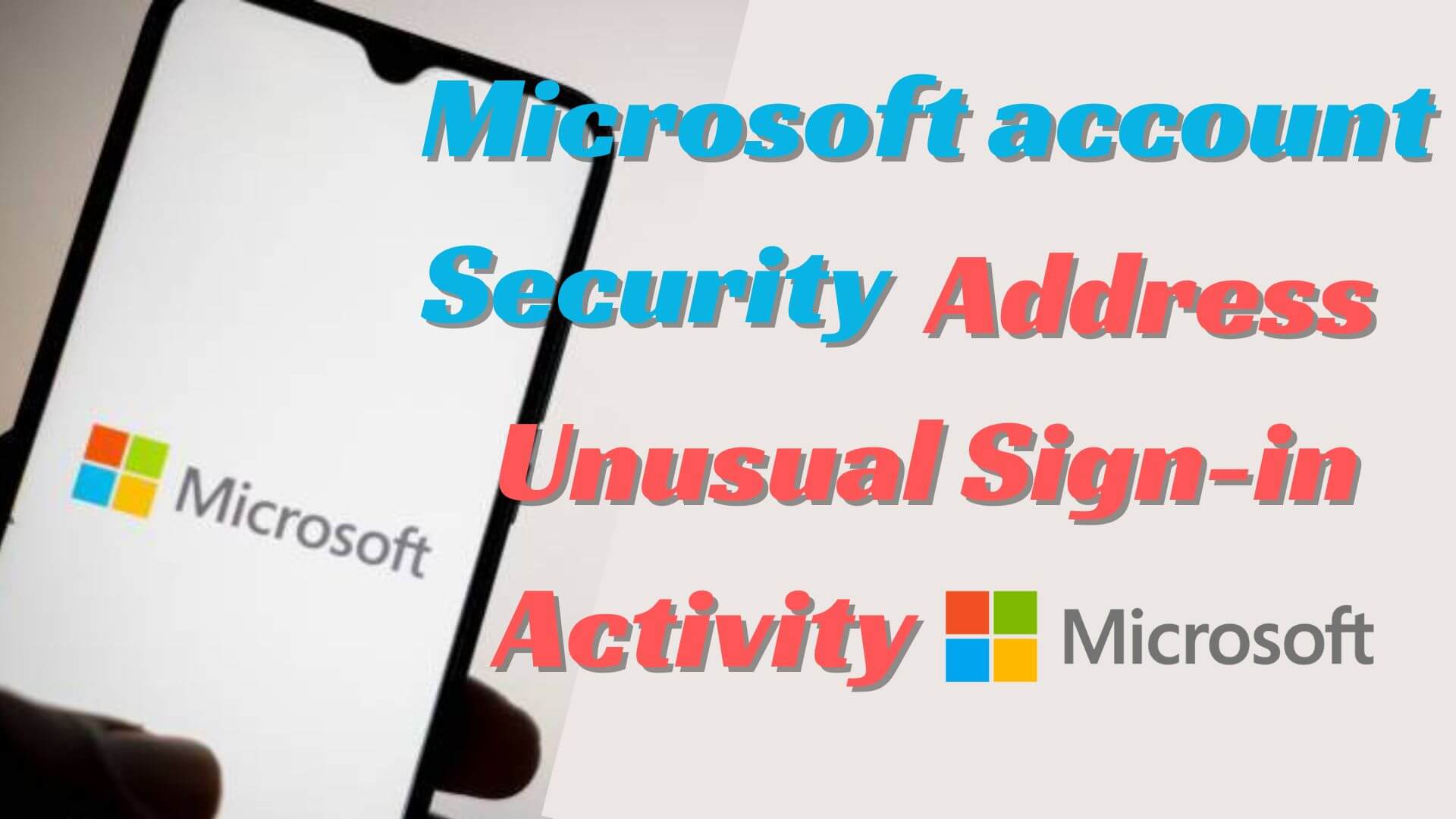 Microsoft account security