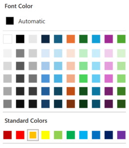 10 Advanced Tips in Using Microsoft Word for Business 38 Consistent Color Palette in Microsoft word