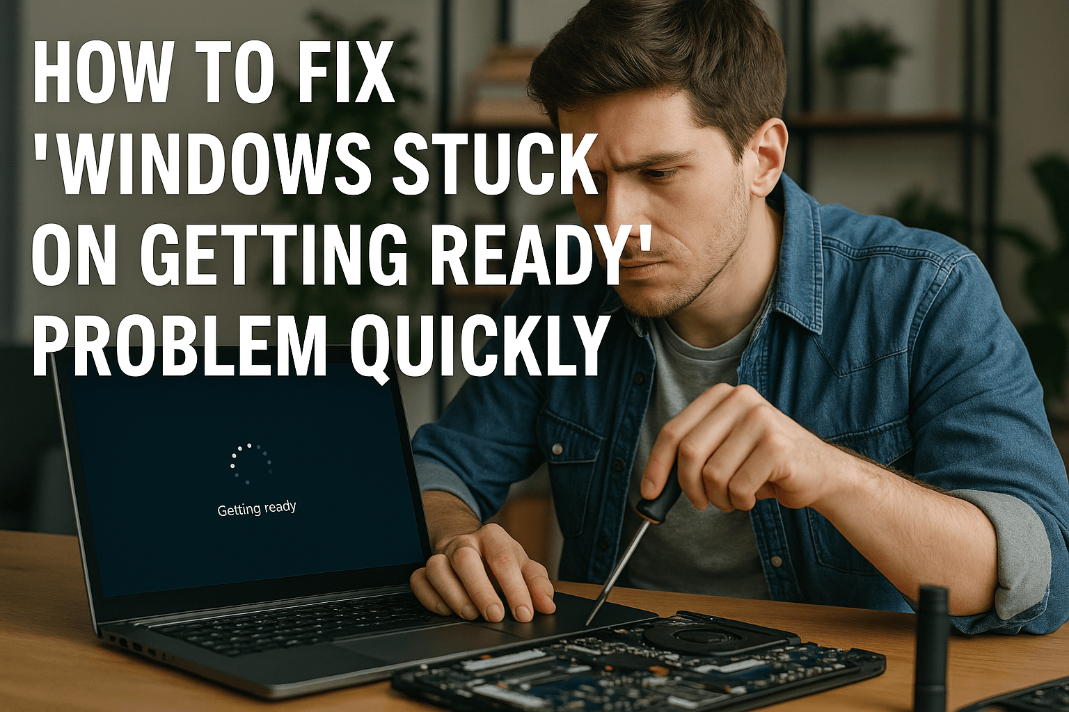 How to Fix "Windows Stuck on Getting Ready" Problem Quickly