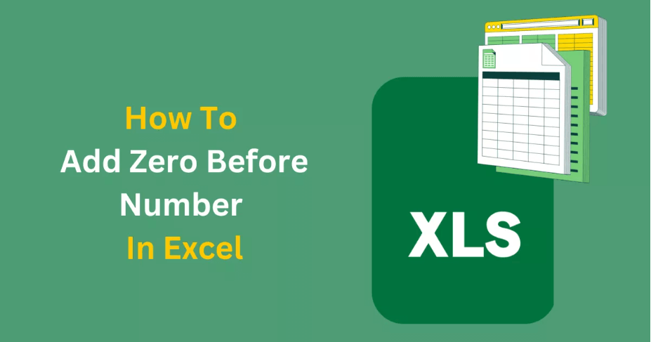 How To Remove and Add Leading Zeros in Excel 6 Add Leading Zeros in Excel