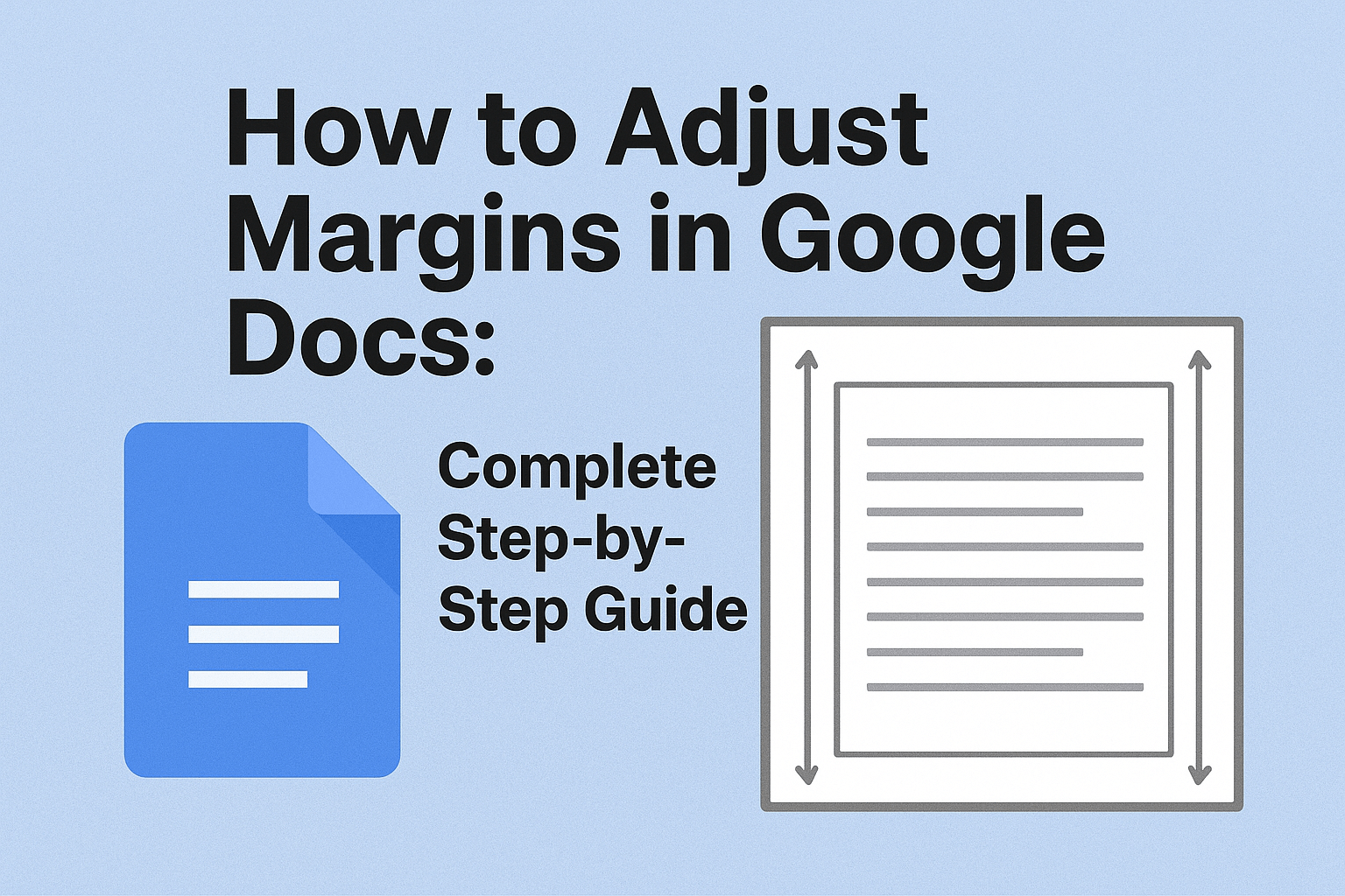 Step-by-step guide on how to adjust margins in Google Docs for professional and well-formatted documents